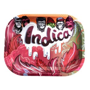 Indica Thick Metal Rolling Tray (Box of 2 Trays)