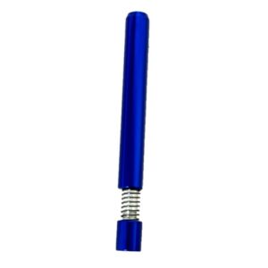 One Hitter Blue Aluminum Herb Pipe (Box of 10 Pipes)