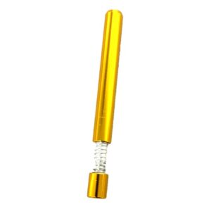 One Hitter Gold Aluminum Herb Pipe (Box of 10 Pipes)