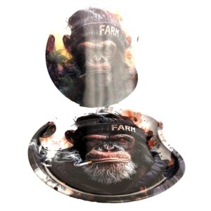 Farm Holographic 3D Metal Rolling Tray (Box of 5 Trays)