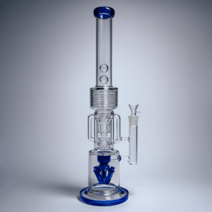20.9 Inch Glass Water Pipe w/ Ice Catcher & Percs (Box of 2 Pipes)
