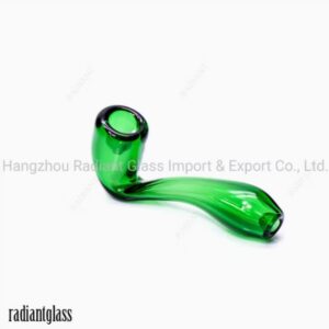 Green Sherlock Glass Pipe (Box of 5 Pipes)