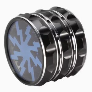 63mm Metal Black and Blue Grinder w/ 4 Layers (Box of 5 Grinders)