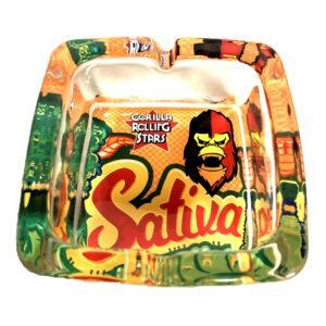 Sativa Gorilla Ashtray (Box of 6 Ash Trays)