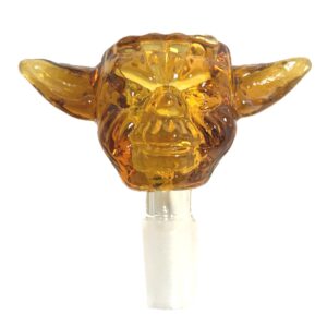 14mm Amber Yoda Bowl (Box of 5 Bowls)