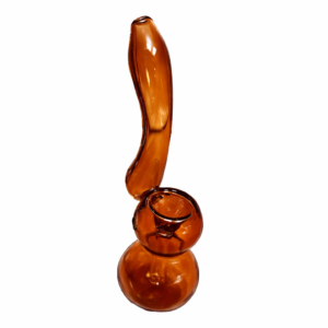 Amber Glass Bubbler Water Pipe (Box of 5 Pipes)