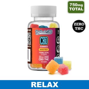 25mg Broad-Spectrum CBD Hemp Gummies – 30 Count (Box of 10)